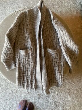 Curator sf valentina sweat coat Cardigan Sweater M/L